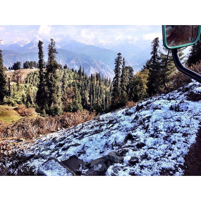 White ! | 1st Snowfall of this Winter Season | #Siri #Paye Meadows | #Shogran Meadows | #Kaghan Valley | iPhoneography | #Winter 2013 | Khyber #Pakhtunkhwa Province, #Pakistan