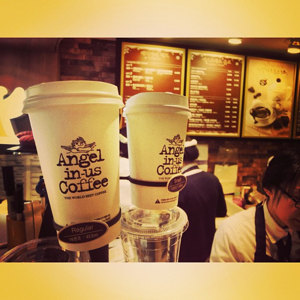 Angel in-us Coffee Cafe | Seoul, South Korea #ThrowBack
