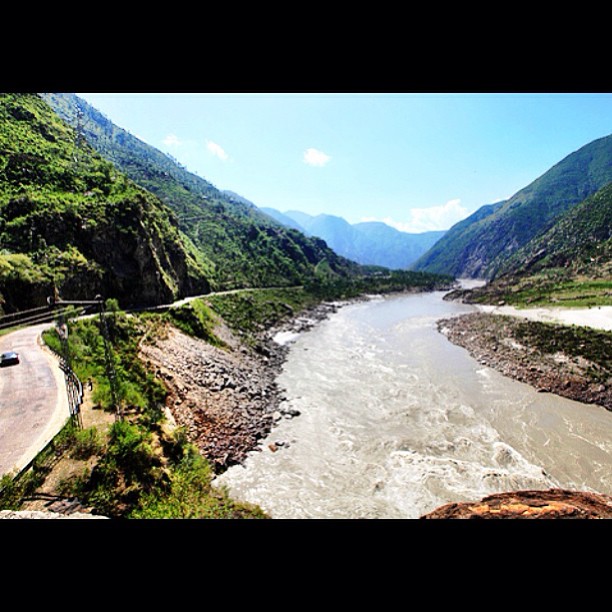 The Mighty Indus River With The Karakoram Highway On The Left | Road Less Travelled | Karakoram Highway | Indus Kohistan Region | Khyber Pakhtoonkhwa Province, Pakistan