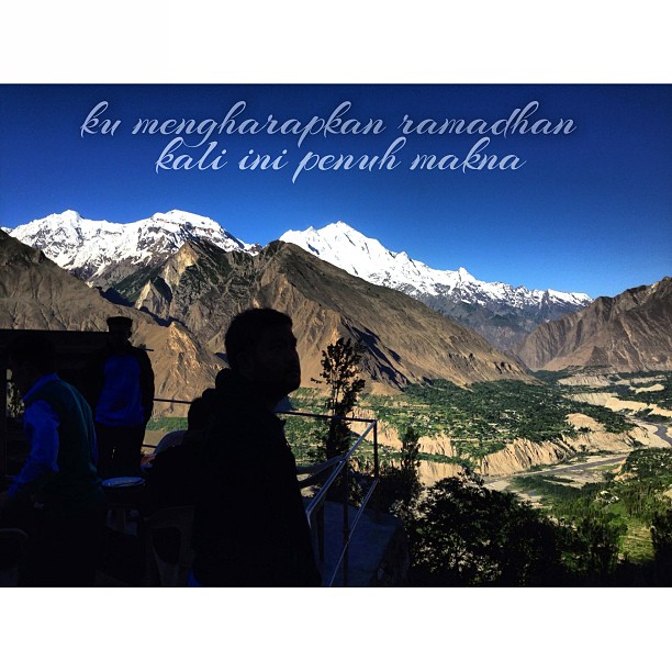 Ku Mengharapkan Ramadhan Kali Ini Penuh Makna | Agar Dapat Kulalui Dengan Sempurna | Lagu Man Bai et al | Mount Rakaposhi | Eagle Nest View Point | Duikar | Hunza Valley | Gilgit Baltistan | Northern Pakistan