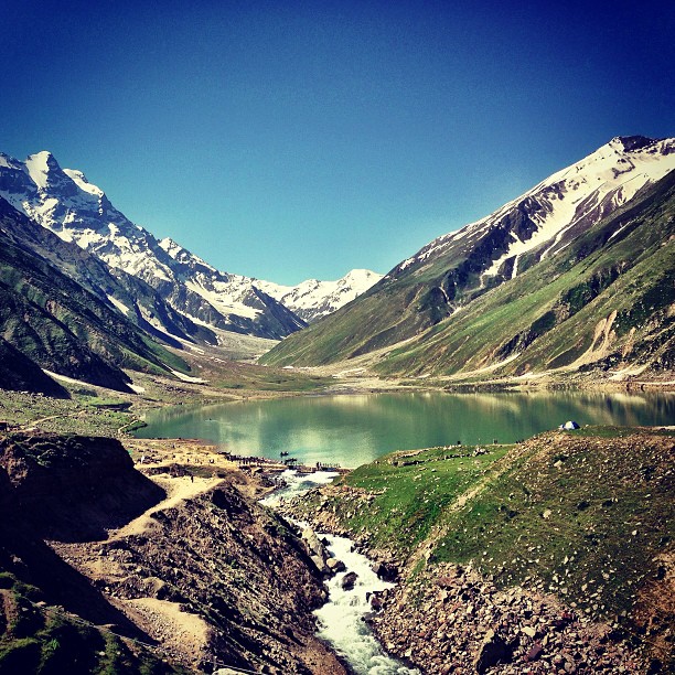 Jheel Saif-ul Mulook In Summer | Facing Malika Parbat @ Mountain | Kaghan Valley | Khyber Pakhtoonkhwa Province, Pakistan
