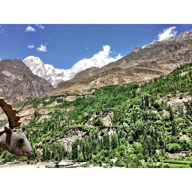Daily View for Hunzakutz | #Altit Fort | Altit Village | #Karakoram Highway Journey | #Hunza Valley | #iPhonegraphy | #Gilgit-Baltistan Region | Northern #Pakistan