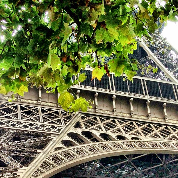 Senyum Tak Perlu Kata Apa2 w/ @erlena94 | Good Morning | #Eiffel Tower | iPhoneography | Autumn 2013 | #JJCMPaghis | #Paris, France