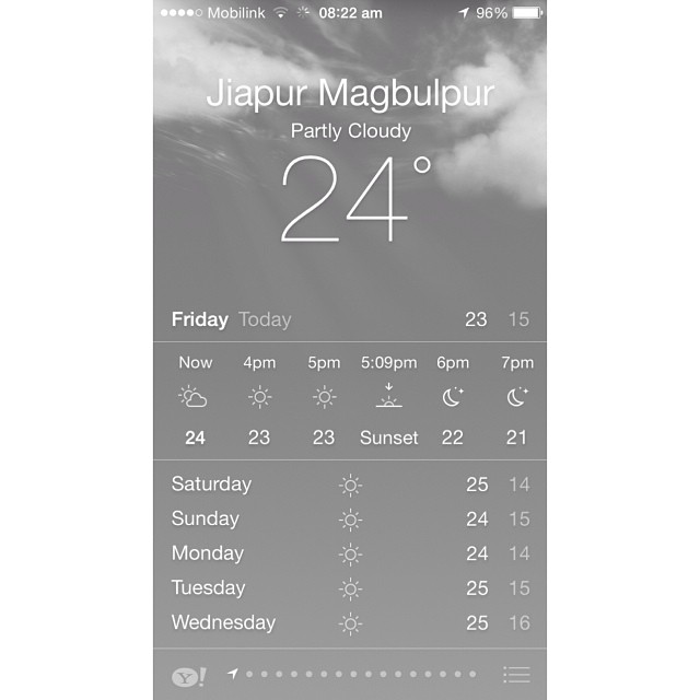 Partly Cloudy Today | Jiapur Magbulpur | iPhoneography | #Muridke & #Narowal Town | Near #Lahore | #Punjab Province, #Pakistan