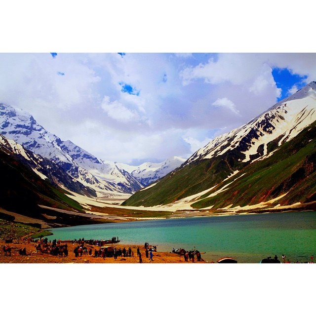 Lake #Saif-ul #Mulook | Fairy Tale | 3,220m Above Sea Level | Near #Malika Parbat Mountain | Summer 2012 | Glacier Stream | #Kaghan Valley | Khyber #Pakhtunkhwa Province, #Pakistan