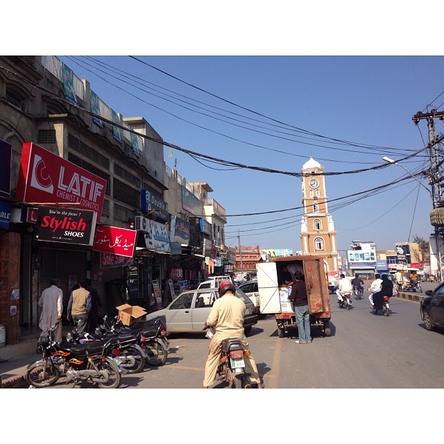 Clock Tower at Iqbal Square | Near #Sialkot | Winter 2013 | iPhoneography | Road Less Travelled | #Punjab Province, #Pakistan