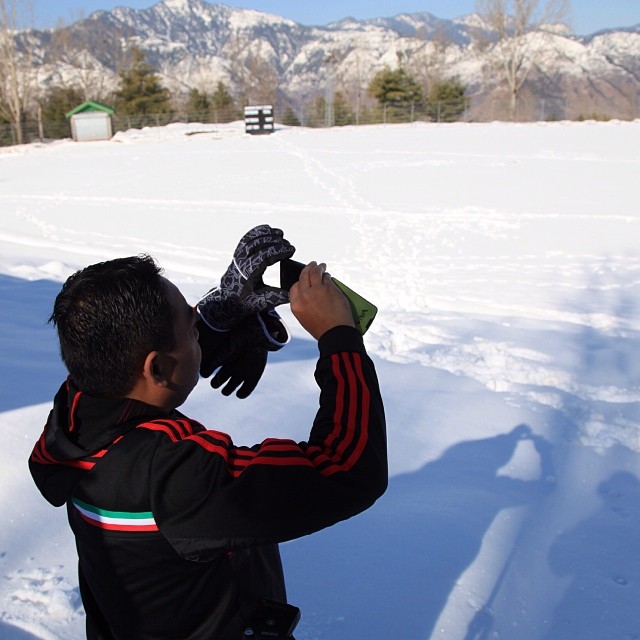 Framing | iPhoneography | Cricket Field | #Bhurban Village | Winter 2013 | Khyber Pakhtunkhwa Province, Pakistan