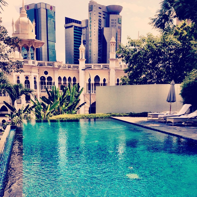 Infinity Pool + Moors Architecture | The Majestic Hotel | Kuala Lumpur, Malaysia