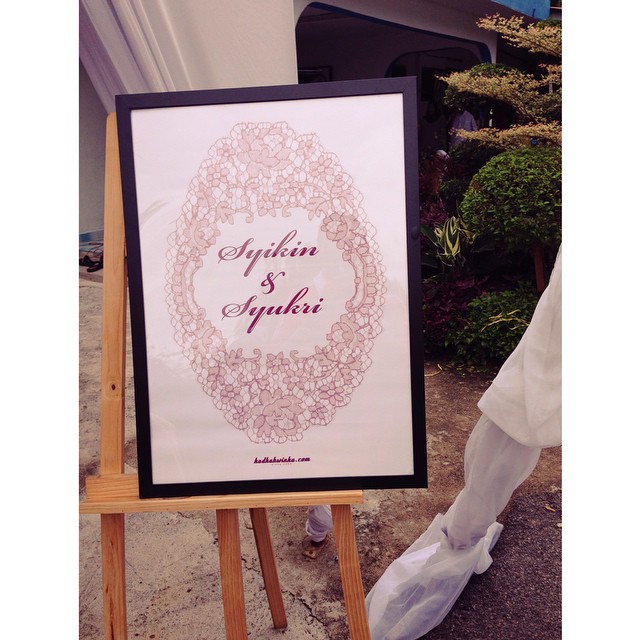 Wedding Reception #SyikinSyukri @syikinzaabar | #Chenderah | Melaka | #AyamGolek #16Nov2014 #CendolPunAda #MusicalTerbaek #YaHanana